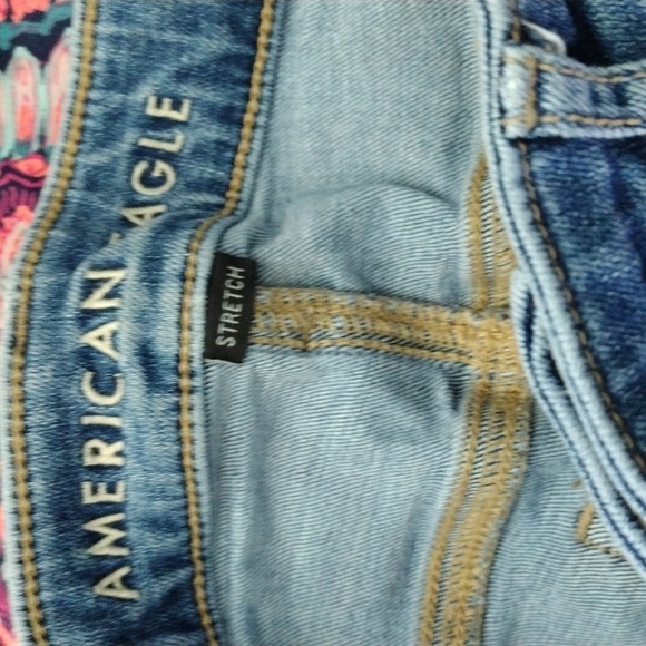 American eagle super high rise flare jeans - Picture 2 of 8